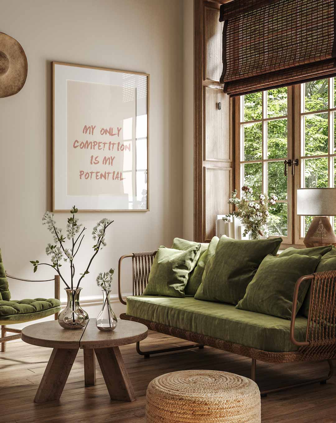 Inspirerende Potentie Poster-WallArtistic