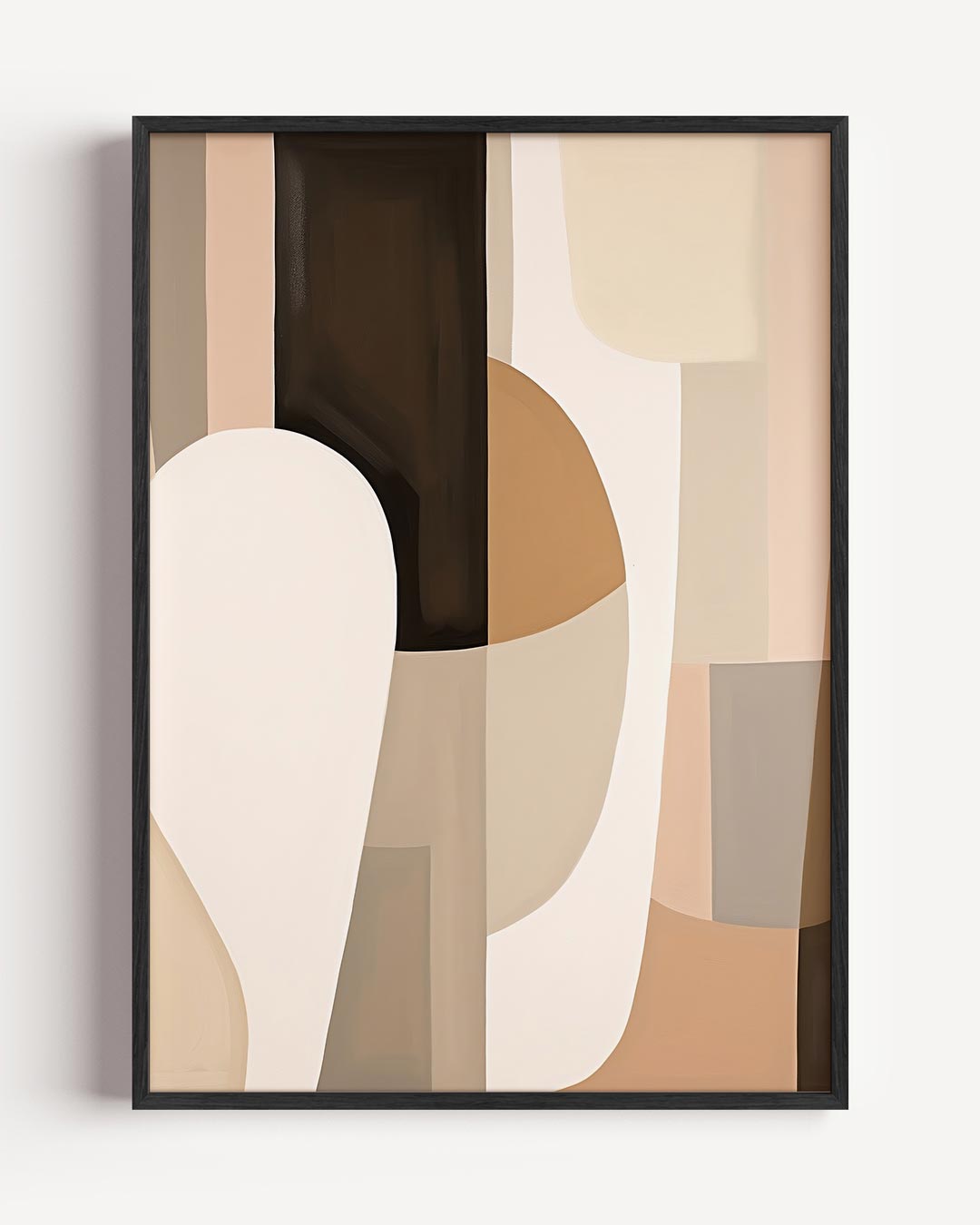 Abstracte Aardetinten Poster-WallArtistic