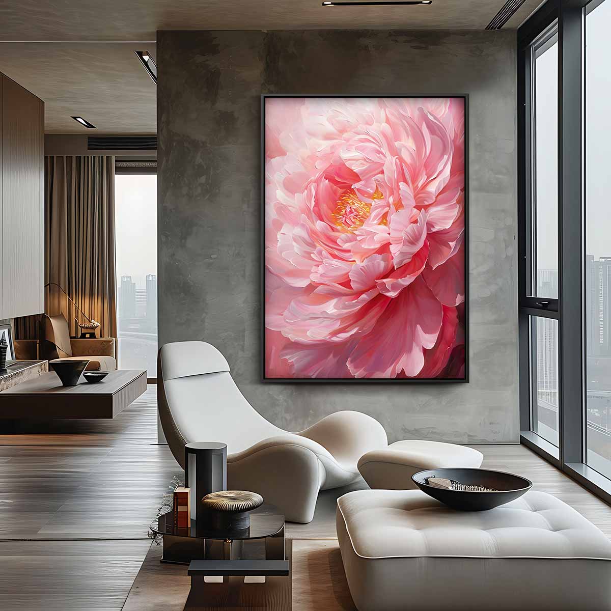 Bloeiende Elegantie Kunstwerk-canvas-dibond-plexiglas-wanddecoratie-WallArtistic
