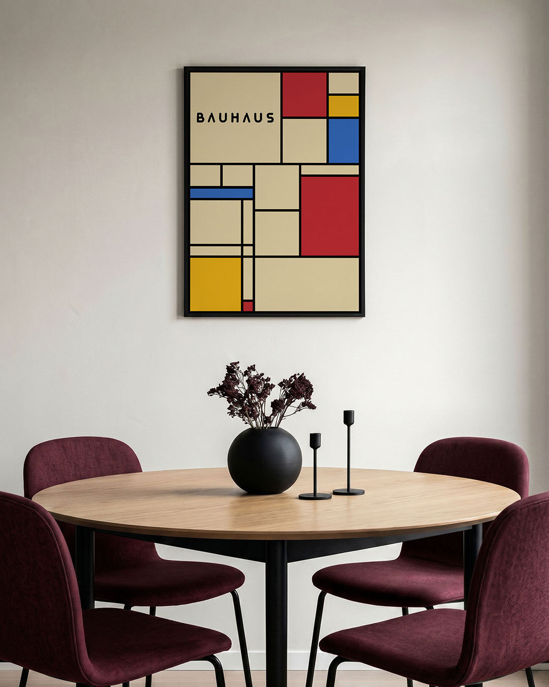 Vorm en kleurvlakken Poster