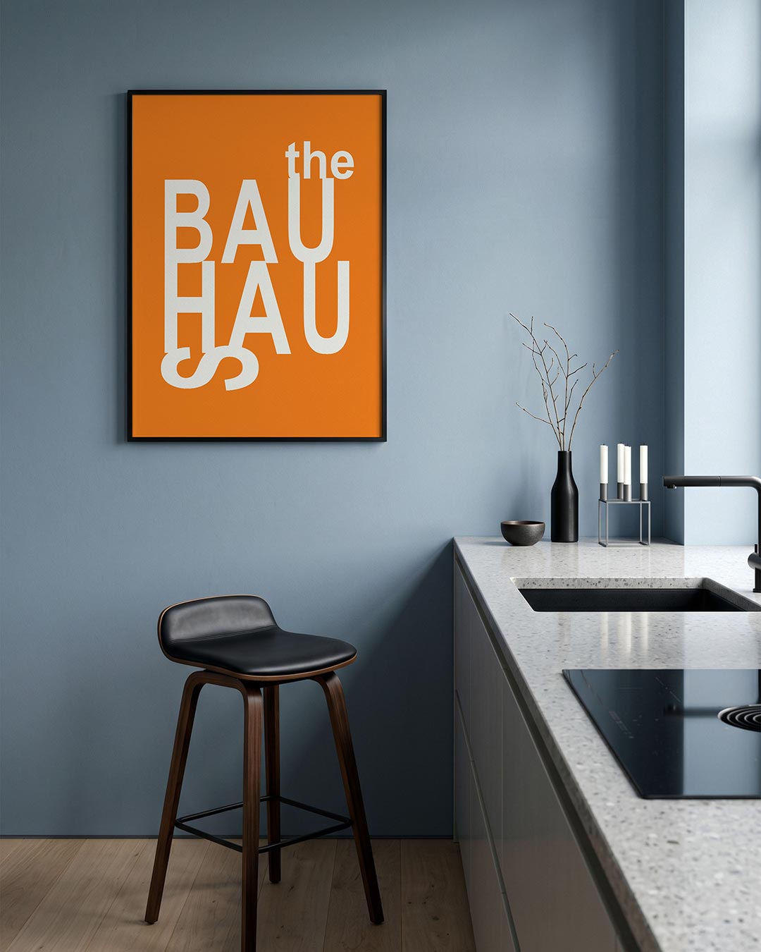 Typografische dynamiek Poster