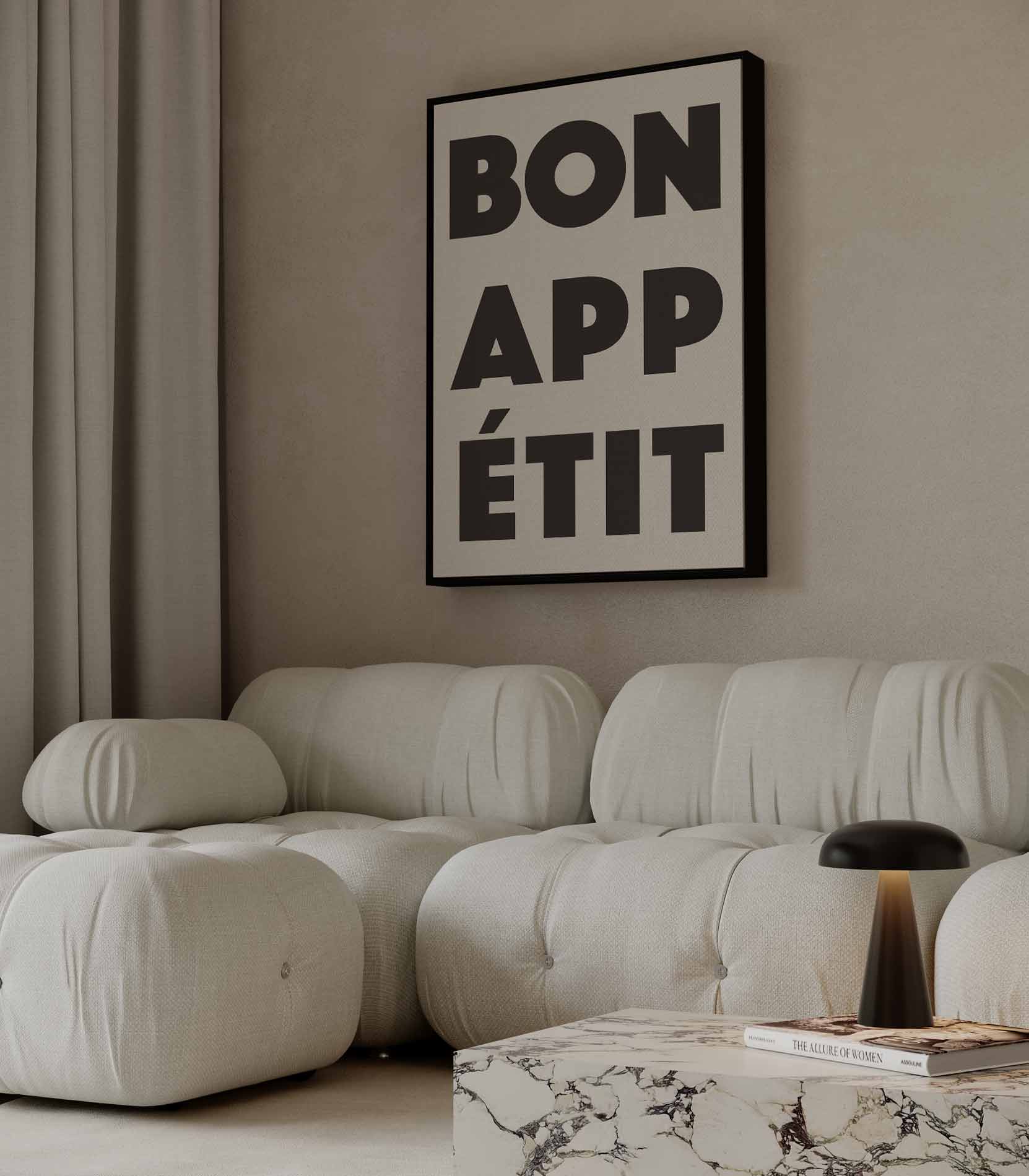 Bon Appétit Typografie Poster