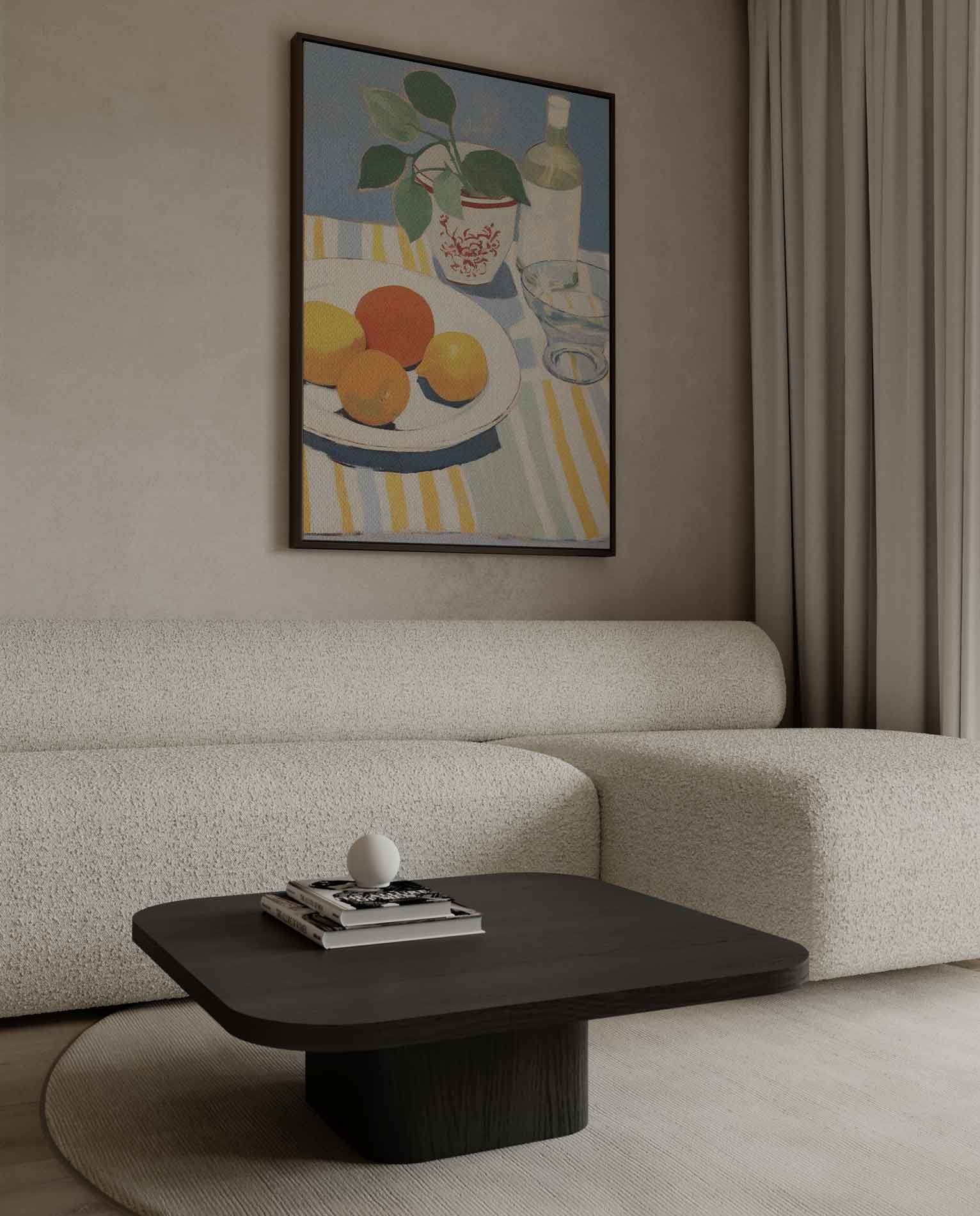 Verfrissende Zomertafel Kunstwerk-canvas-dibond-plexiglas-wanddecoratie-WallArtistic