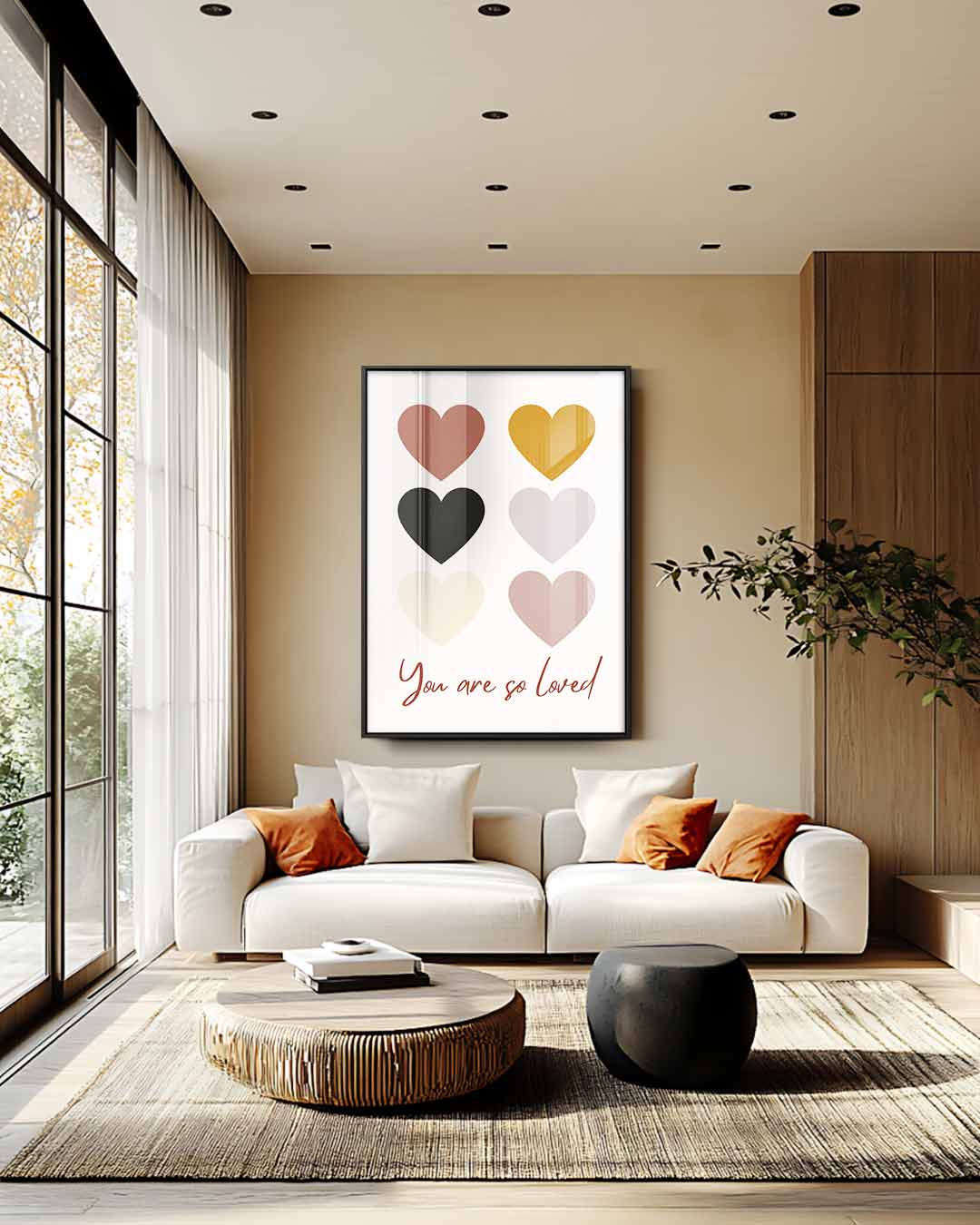Hartverwarmende Kleurenpracht Kunstwerk-canvas-dibond-plexiglas-wanddecoratie-WallArtistic