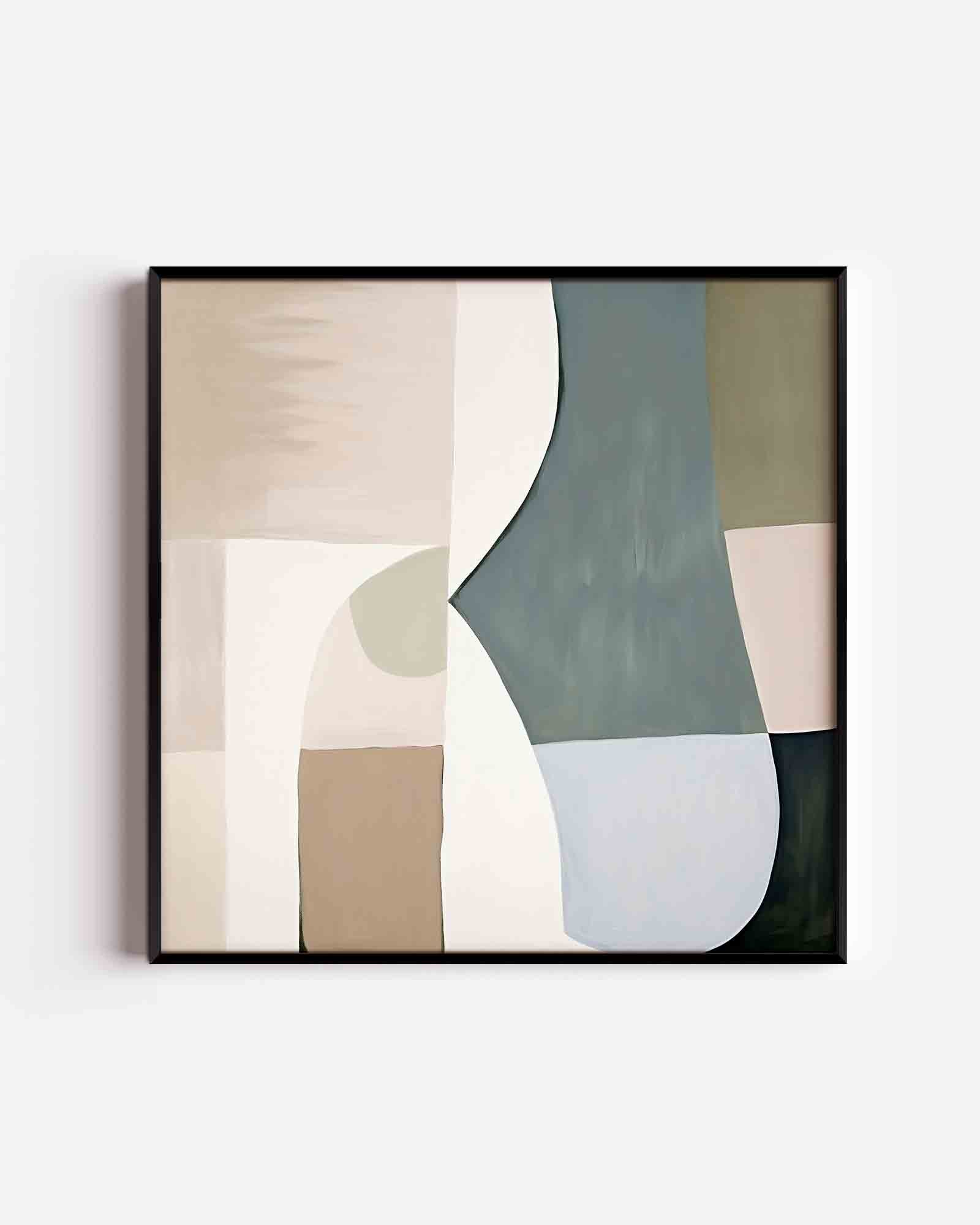 Abstracte vormen Poster