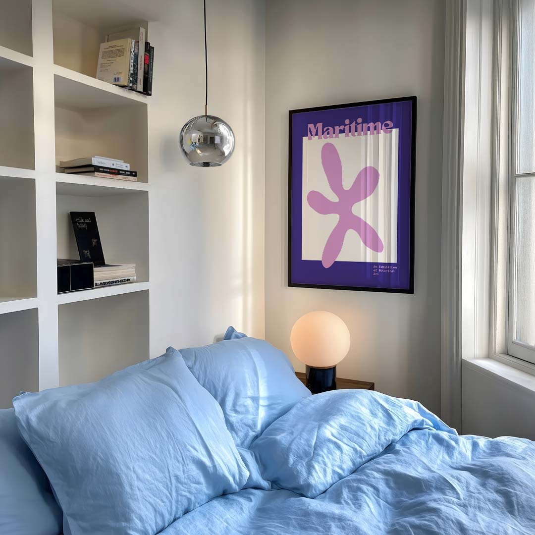 Maritieme Botanische Kunstposter-WallArtistic