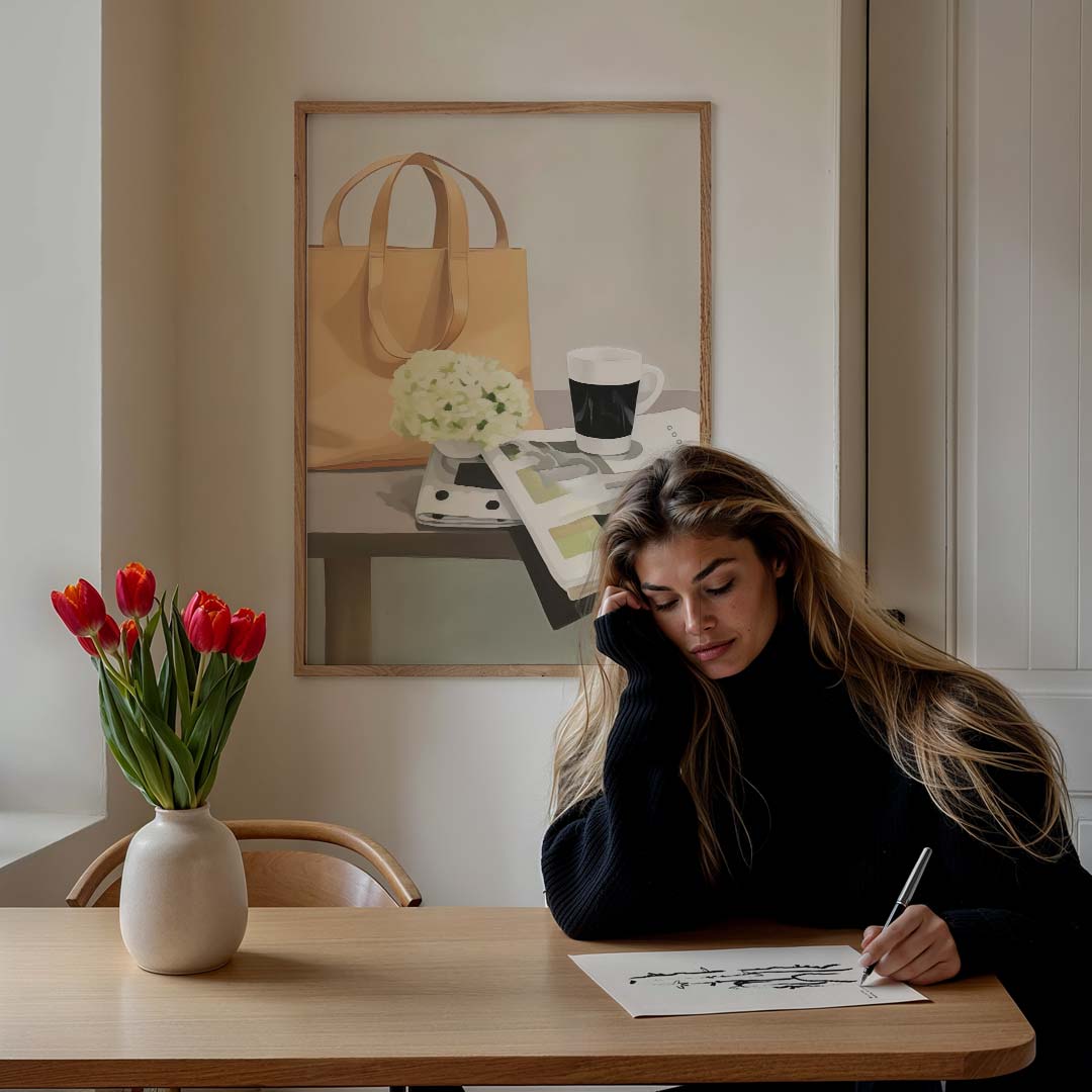 Stijlvolle Herfstvibes Poster-WallArtistic