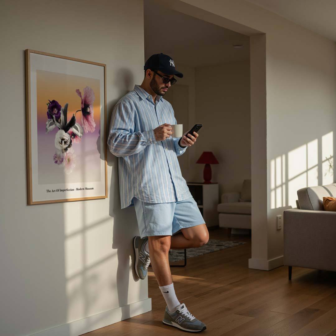 Bloemenpracht in Artistieke Vervaging Poster-WallArtistic