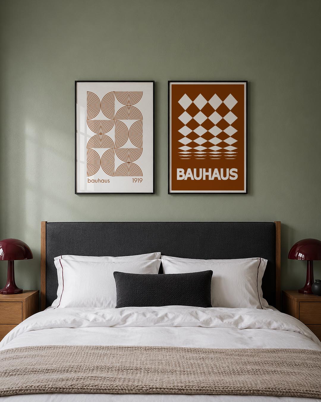 Cirkelritme en lijnen Postersets