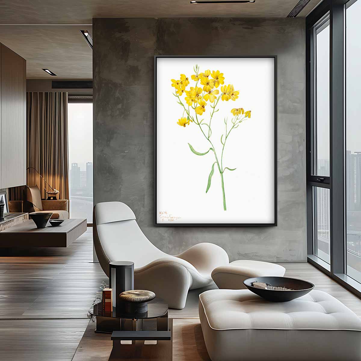 Zonneschijn in Bloei Kunstwerk-canvas-dibond-plexiglas-wanddecoratie-WallArtistic