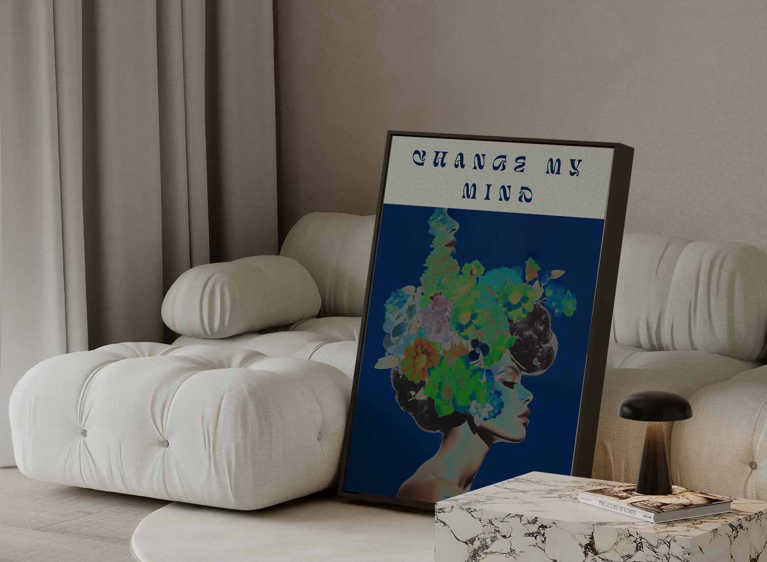 Bloemen van de Geest Kunstwerk-canvas-dibond-plexiglas-wanddecoratie-WallArtistic