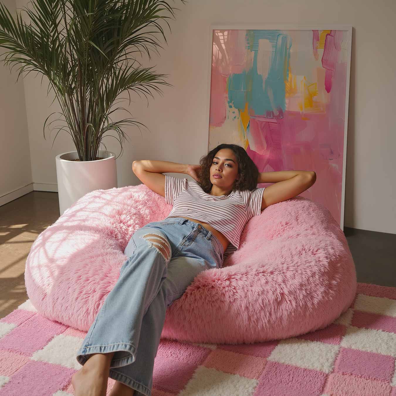 Kleurrijke Dromen Abstracte Poster-WallArtistic