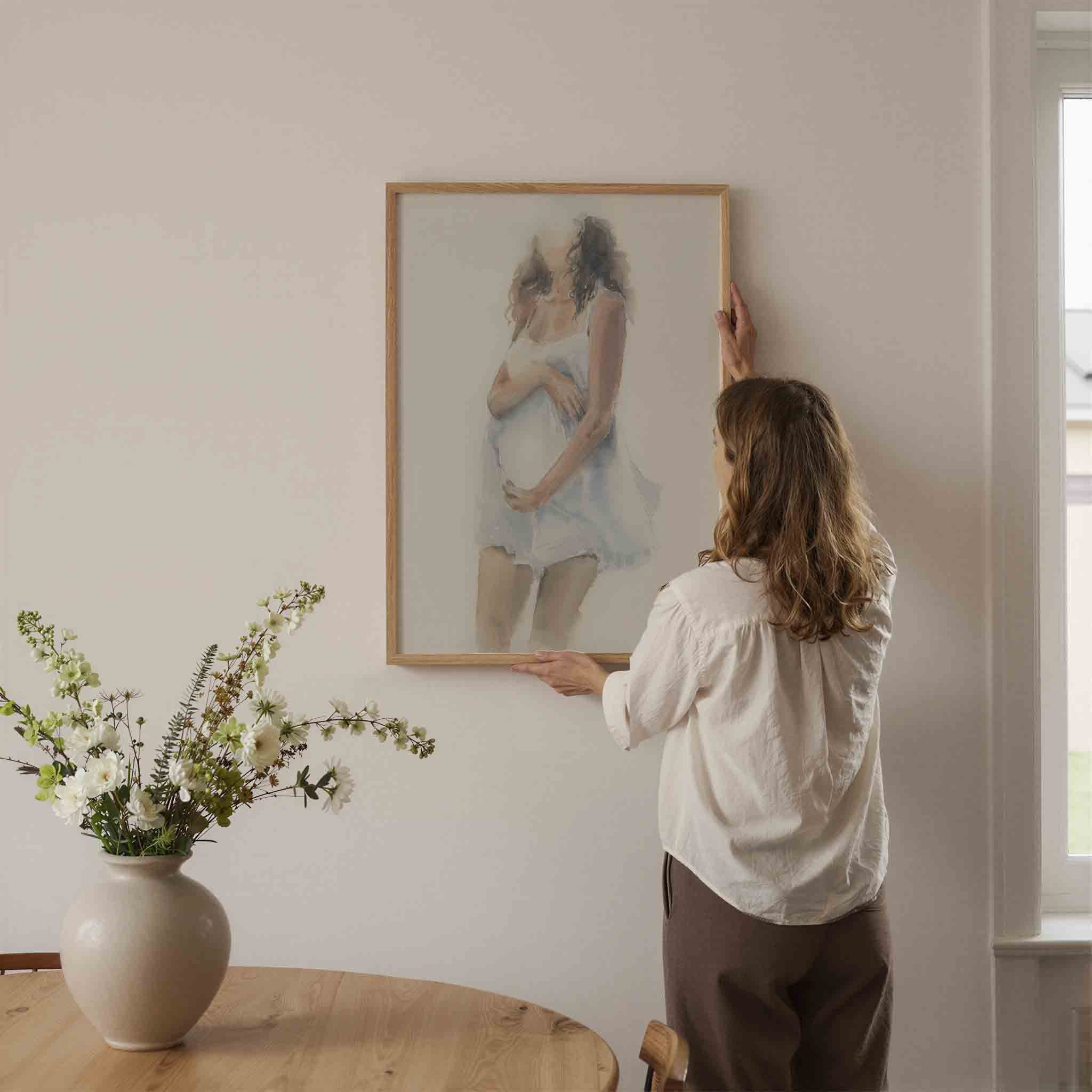 Zwangere vrouw Poster