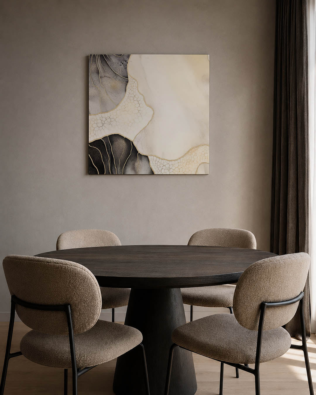 Organische lijnen Kunstwerk