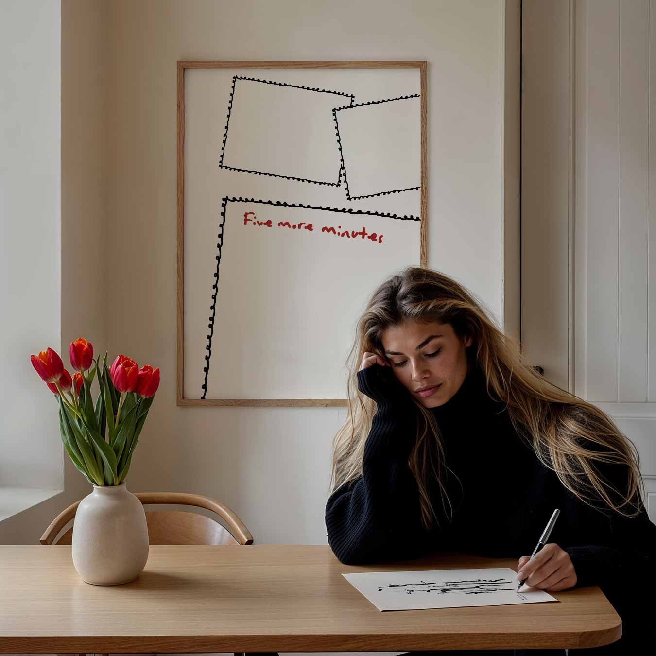 Relaxed Morning Vibes Poster