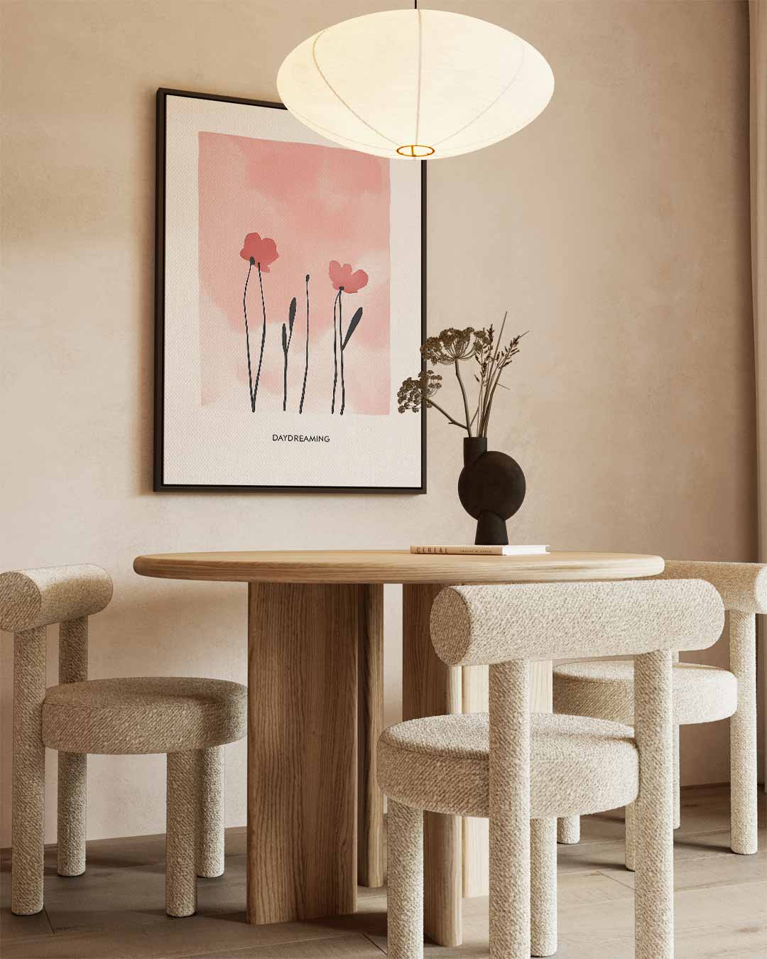 Dagdromen in Pastel Kunstwerk-canvas-dibond-plexiglas-wanddecoratie-WallArtistic