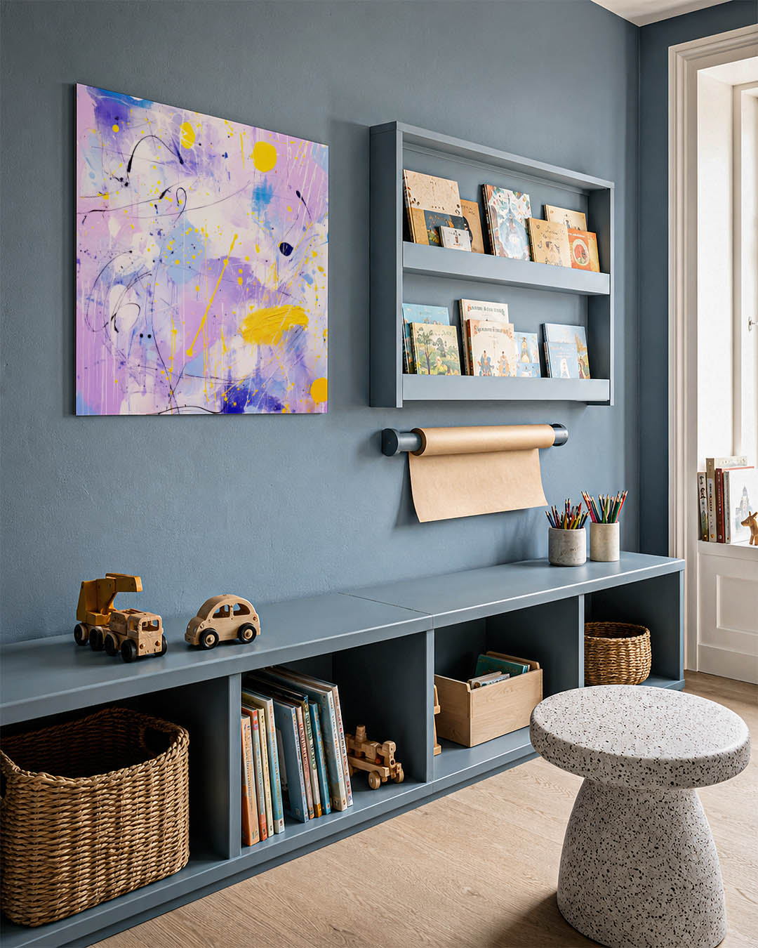 Kleurenexplosie Kunstwerk