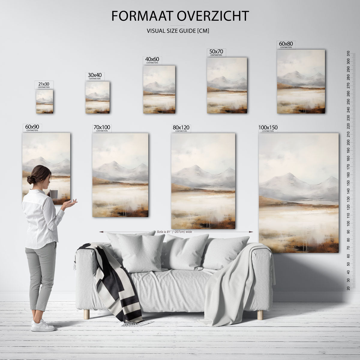 Berglandschap Poster