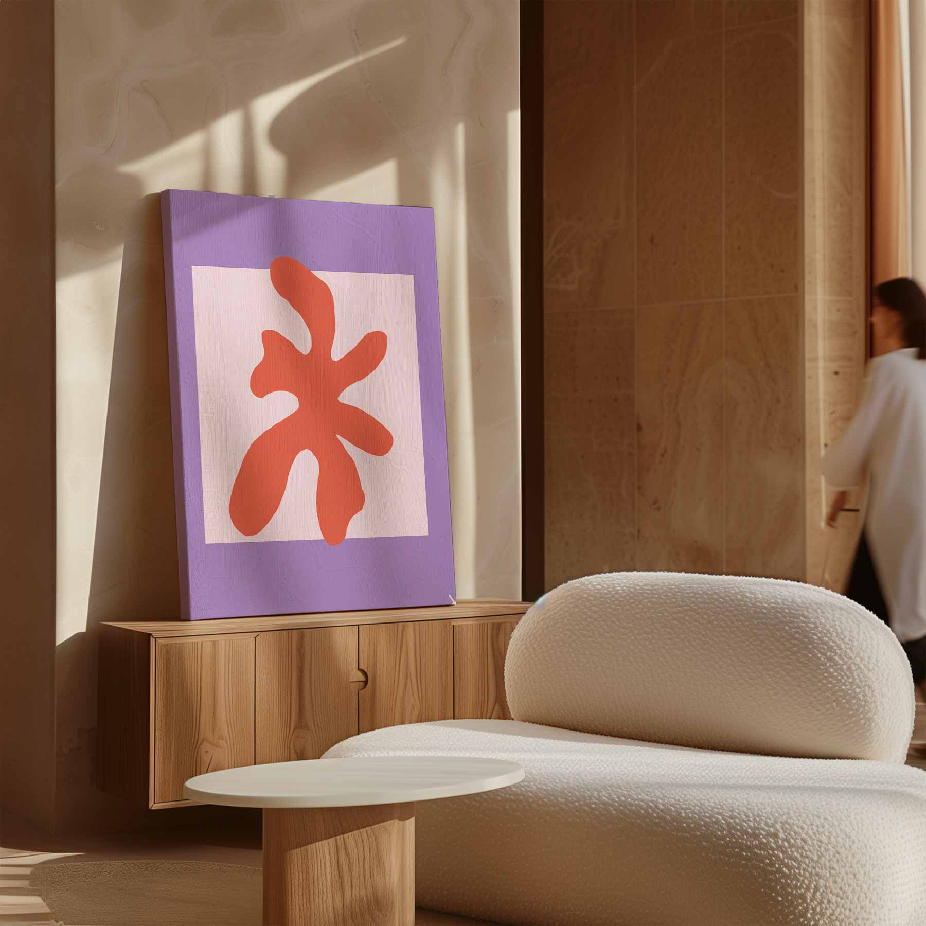 Vrolijk Abstract Design Kunstwerk-canvas-dibond-plexiglas-wanddecoratie-WallArtistic