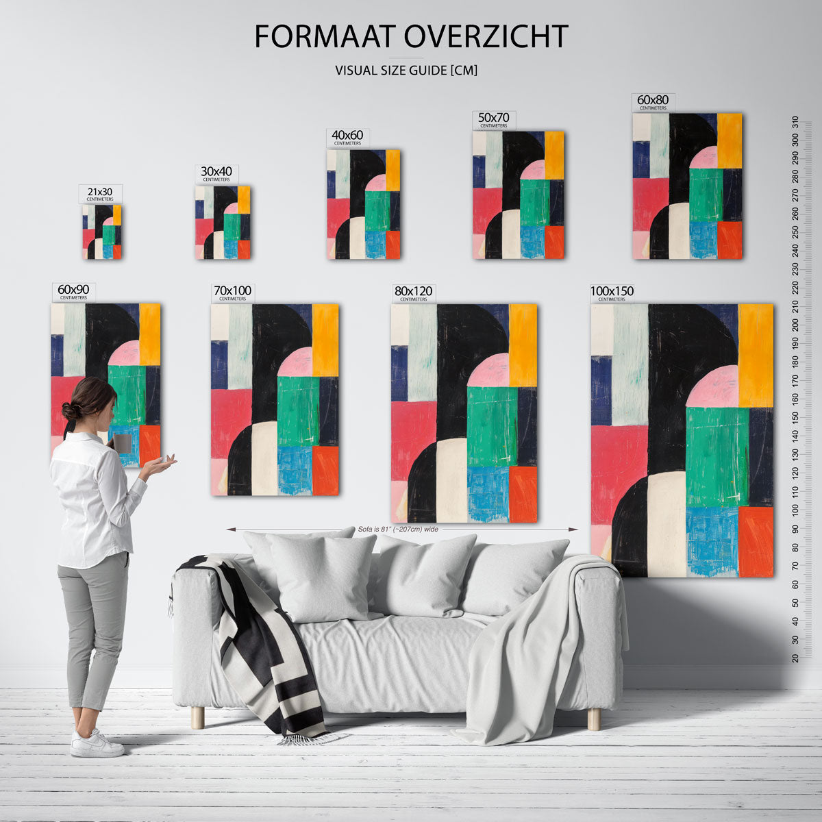 Geometrische vormen Poster