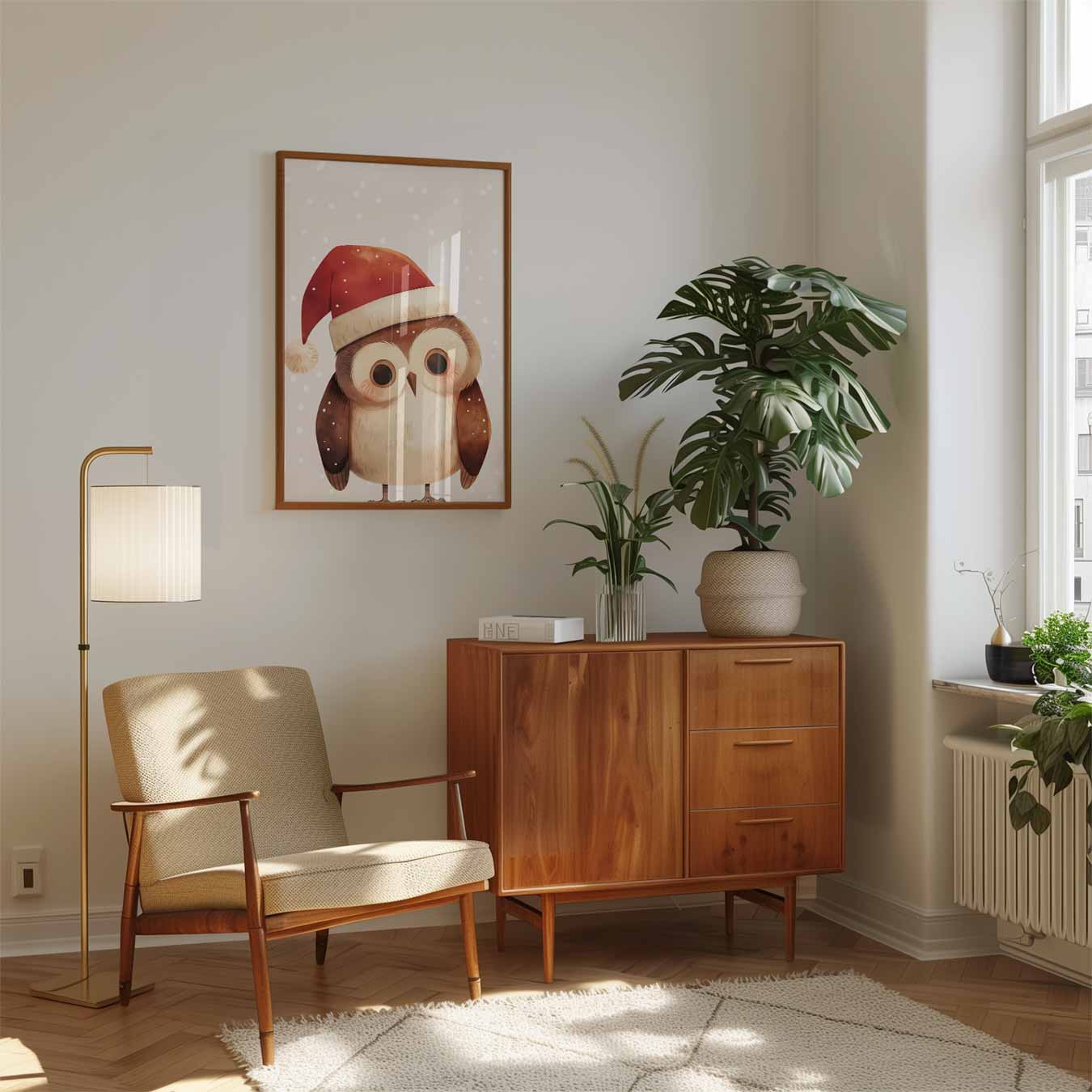 Winterse Uilenposter