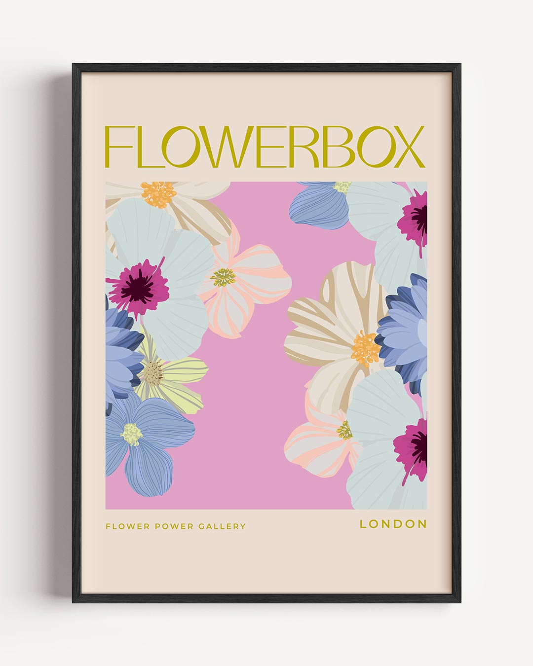 Vrolijke Bloemenpracht Poster-WallArtistic