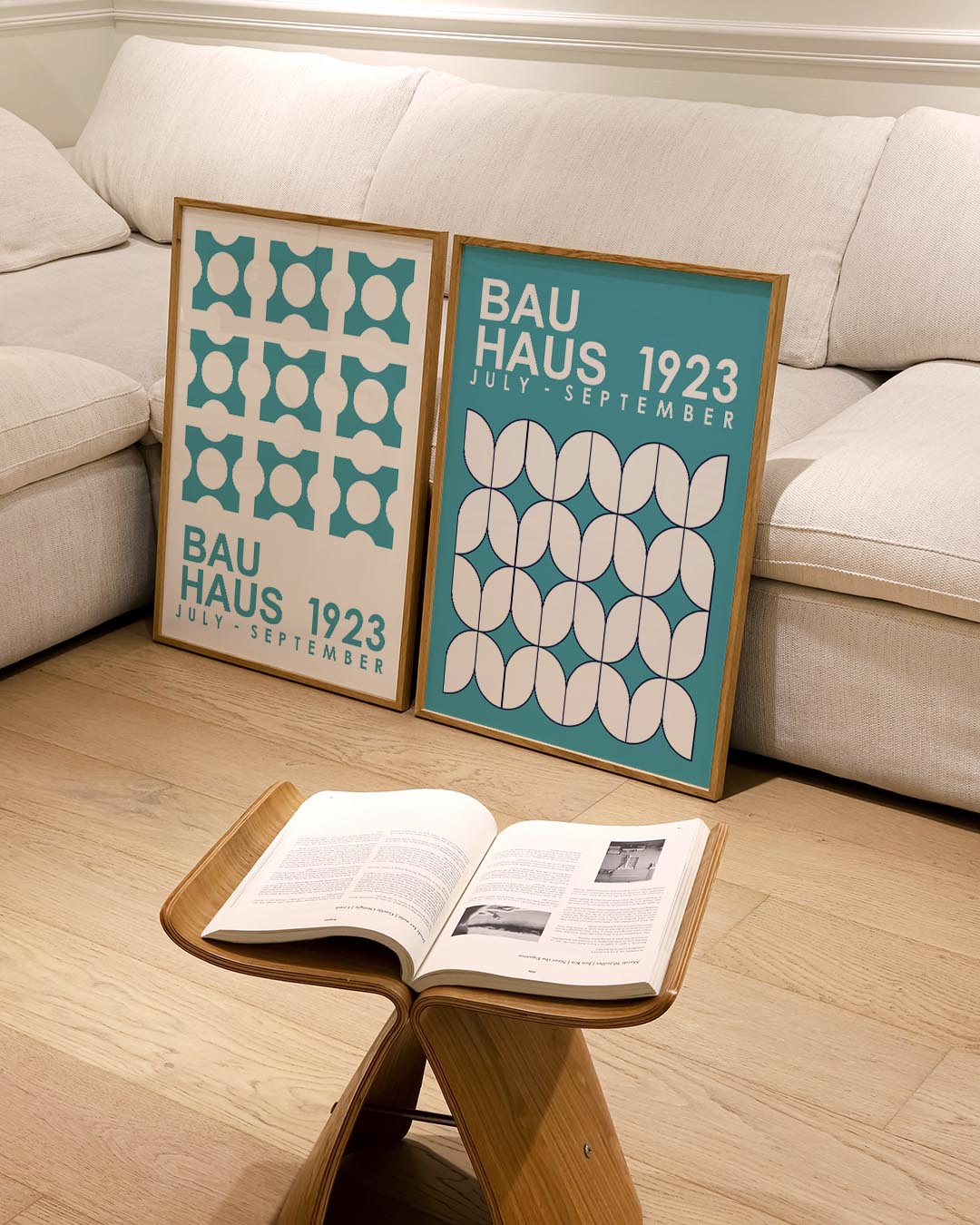 Vormritme en kleur Posterset