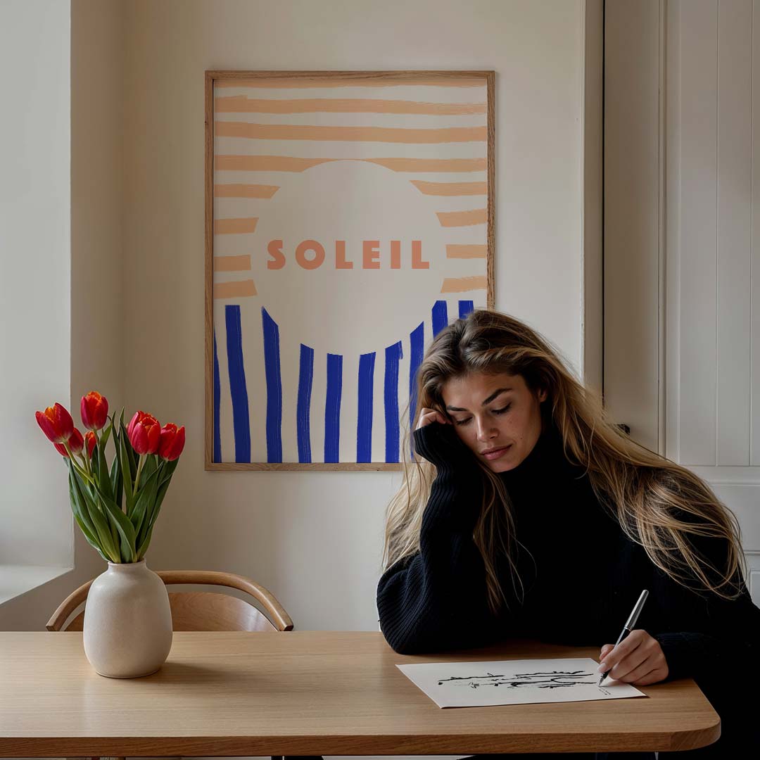 Zomerse Soleil Poster-WallArtistic