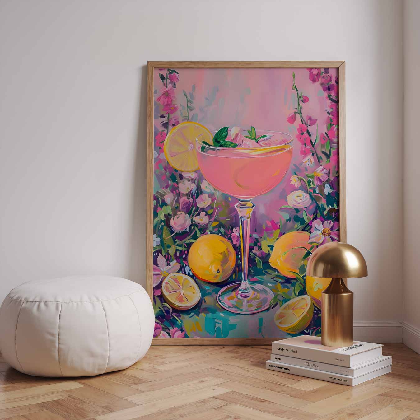 Lente Citroencocktail Poster