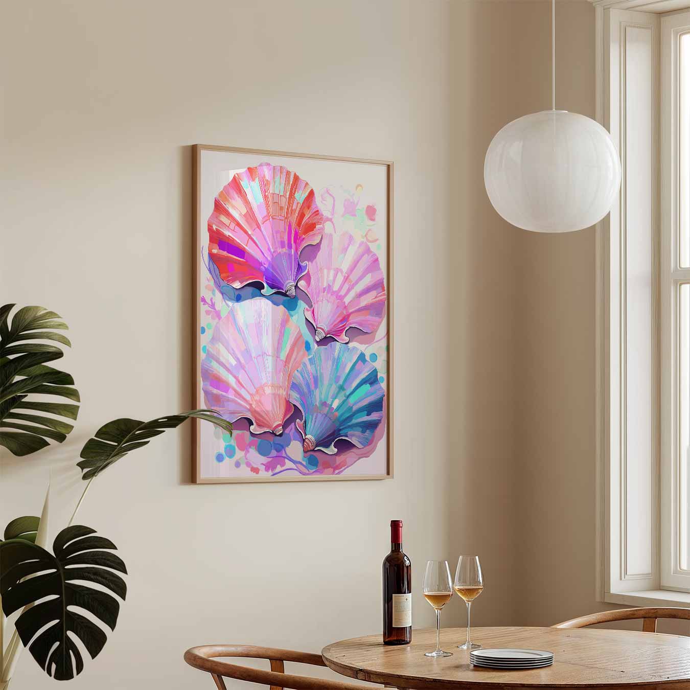 Kleurrijke Zeeschelpen Poster-WallArtistic