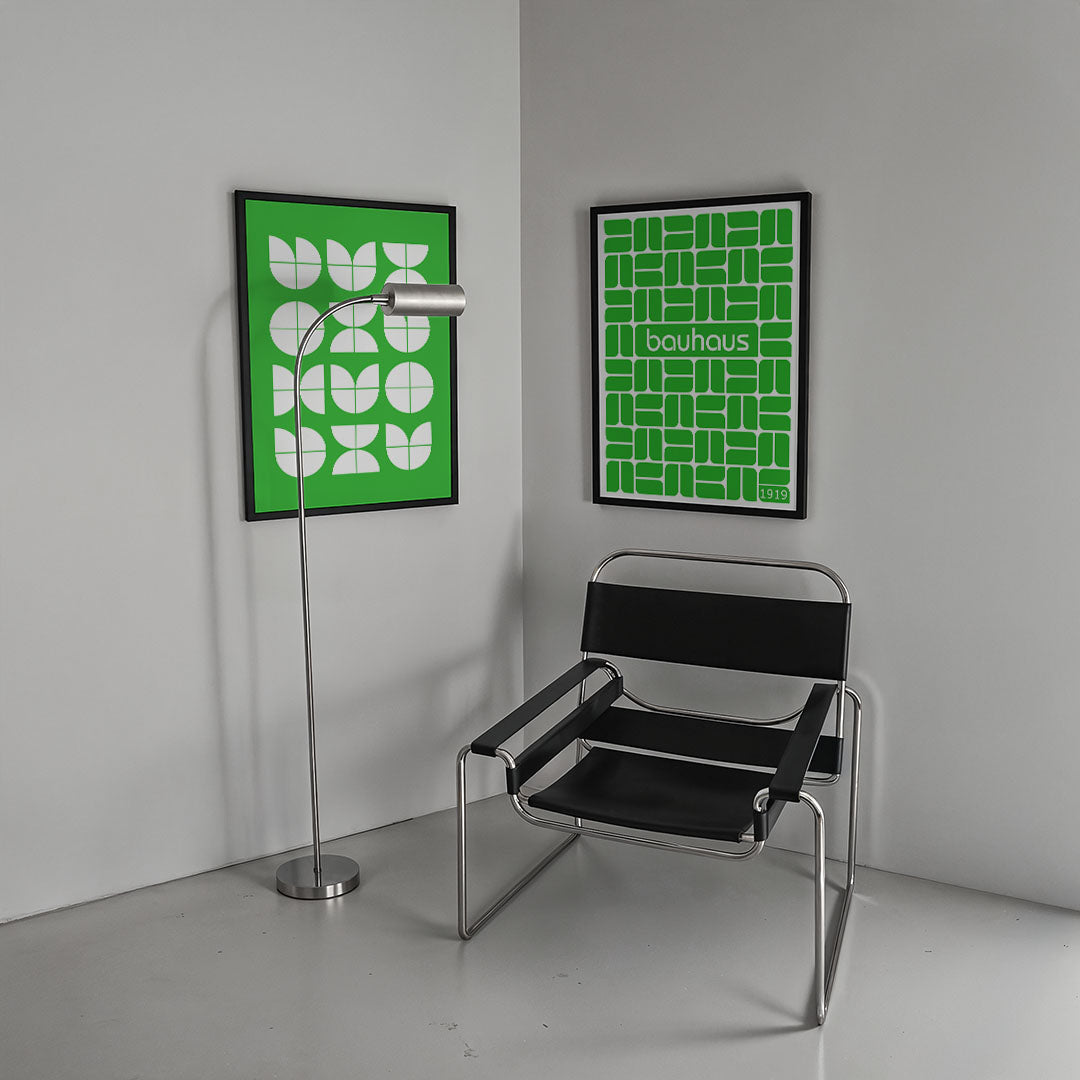 Vormenspel groen Posterset