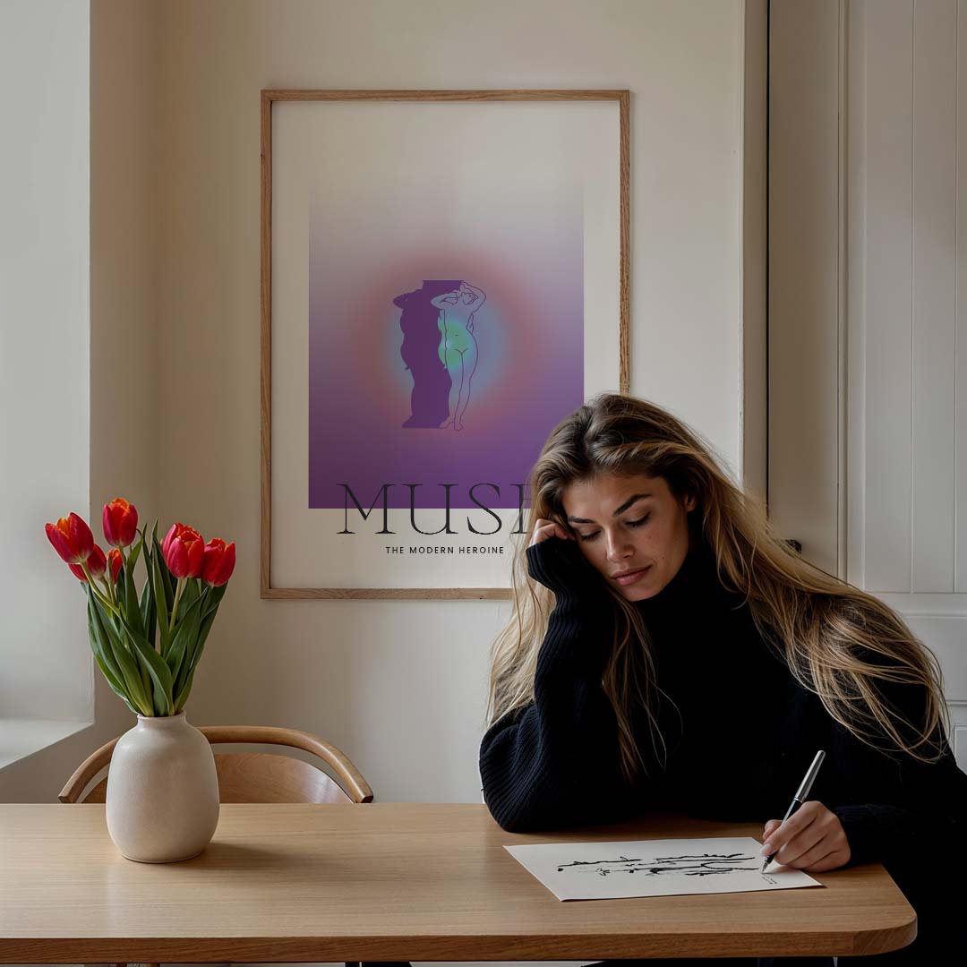 Muse: De Moderne Heldin Poster-WallArtistic