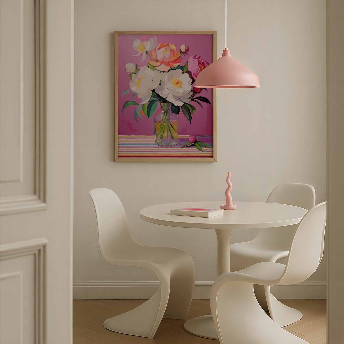 Elegante Bloemenpracht Poster