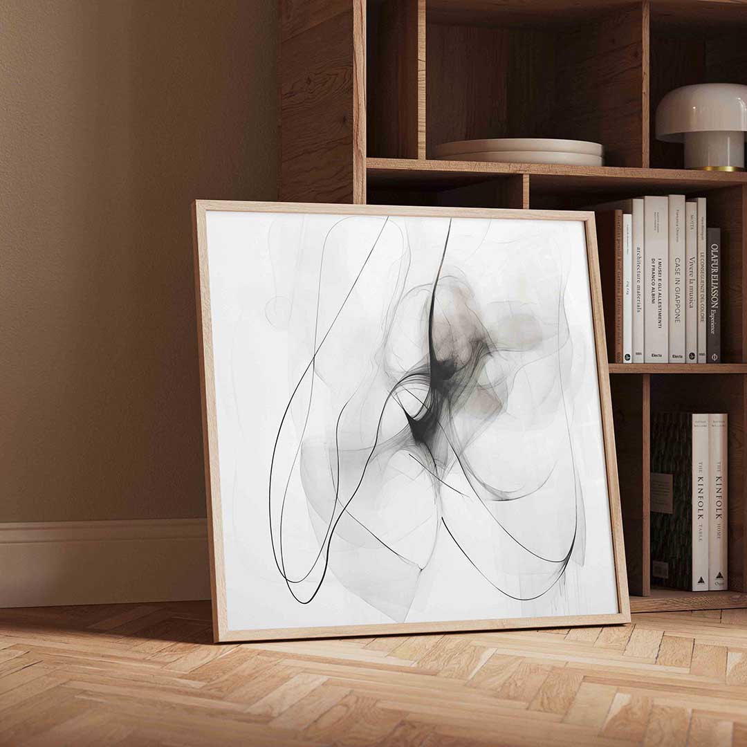 Abstracte lijnen Poster
