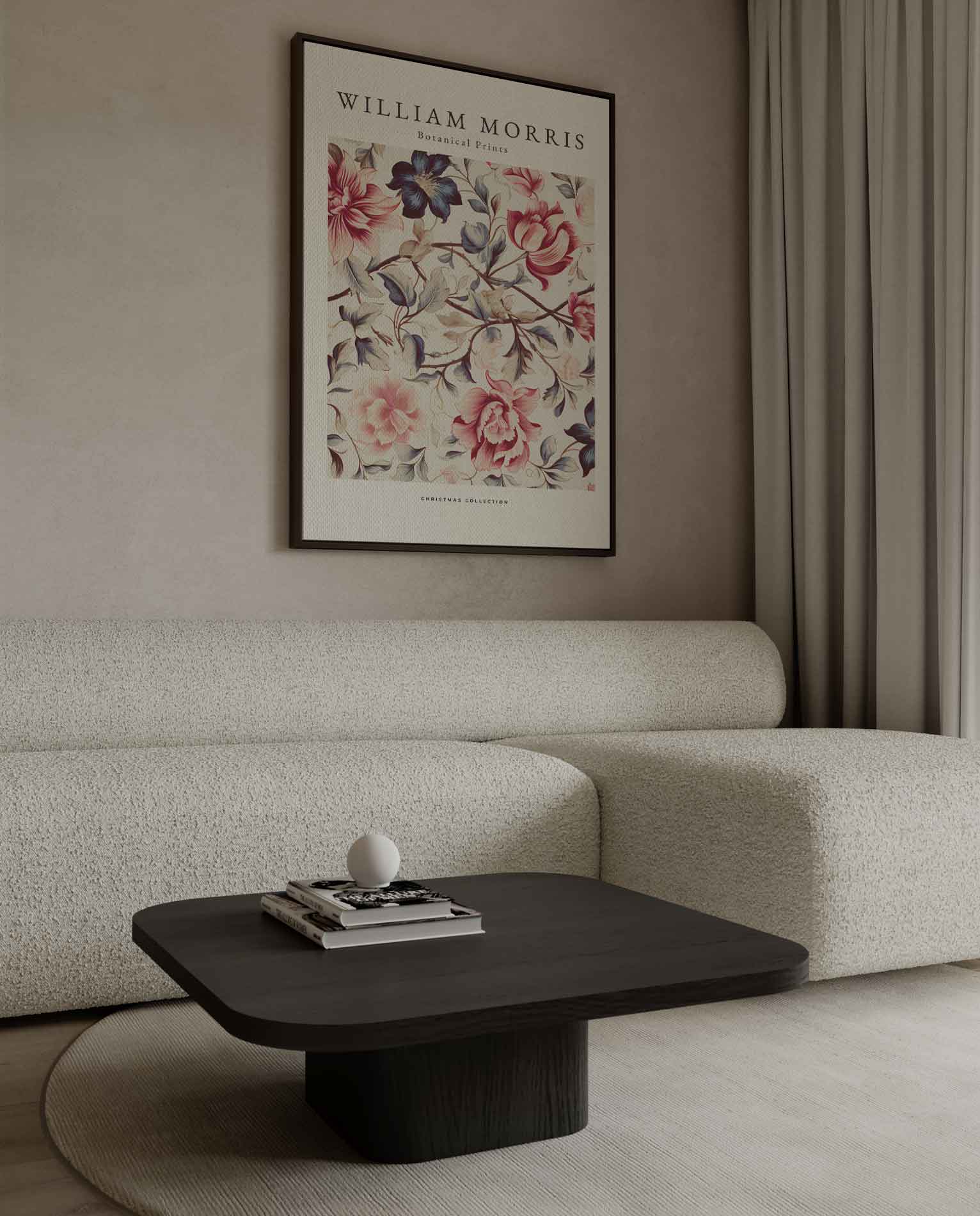 Bloemrijke Botanische Prints Kunstwerk-canvas-dibond-plexiglas-wanddecoratie-WallArtistic