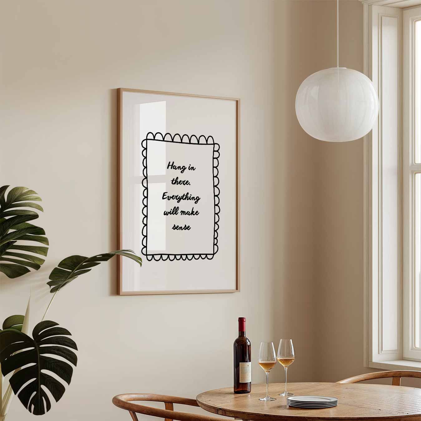 Inspirerende Doorzettingsposter