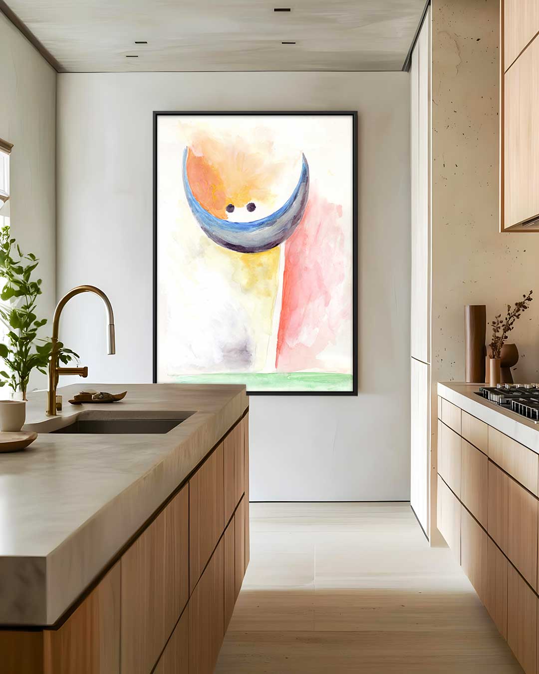 Abstracte Kleurenexplosie Kunstwerk-canvas-dibond-plexiglas-wanddecoratie-WallArtistic