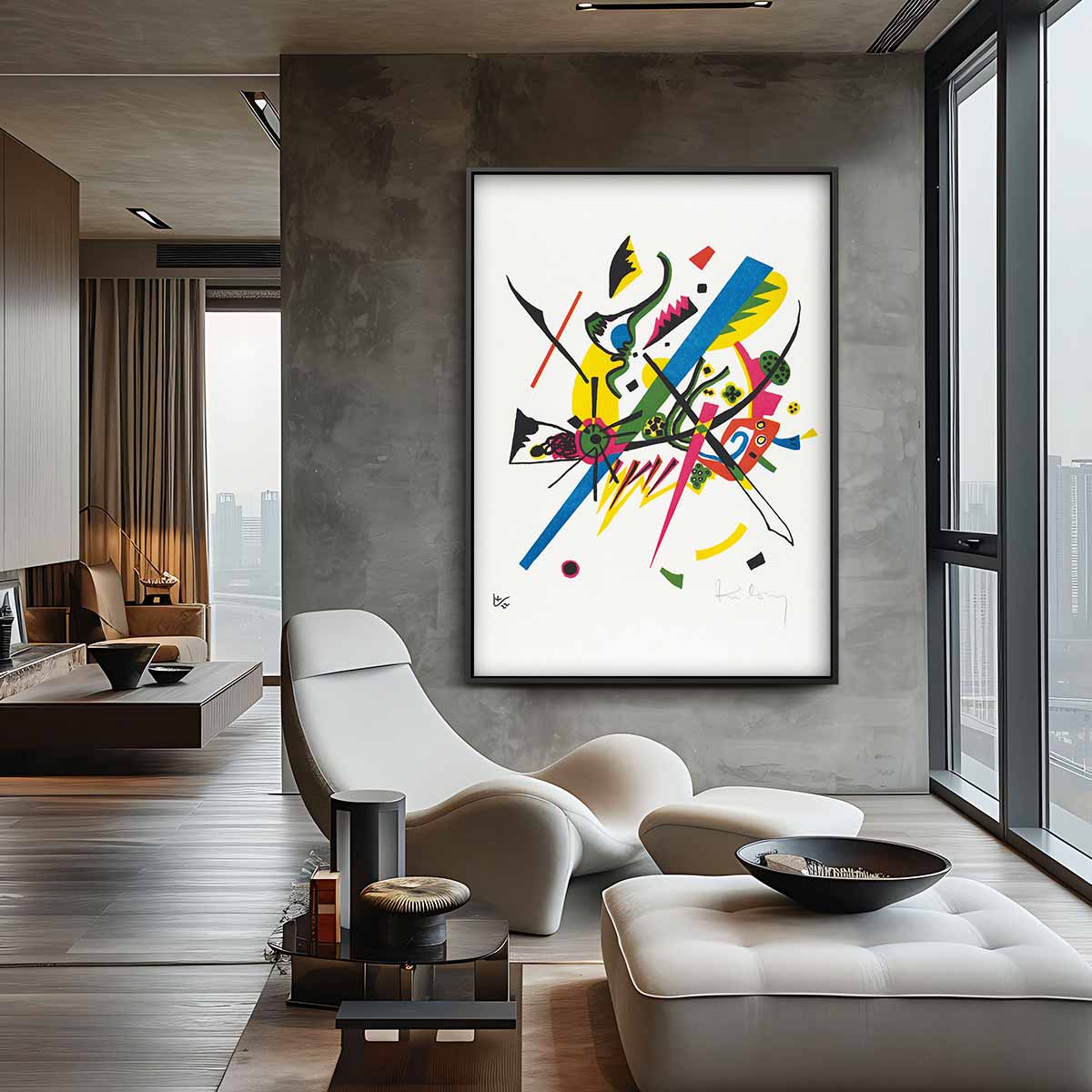 Vrolijke Kleurenexplosie Kunstwerk-canvas-dibond-plexiglas-wanddecoratie-WallArtistic