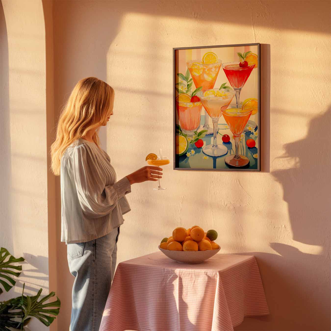 Cocktail Party Poster-WallArtistic