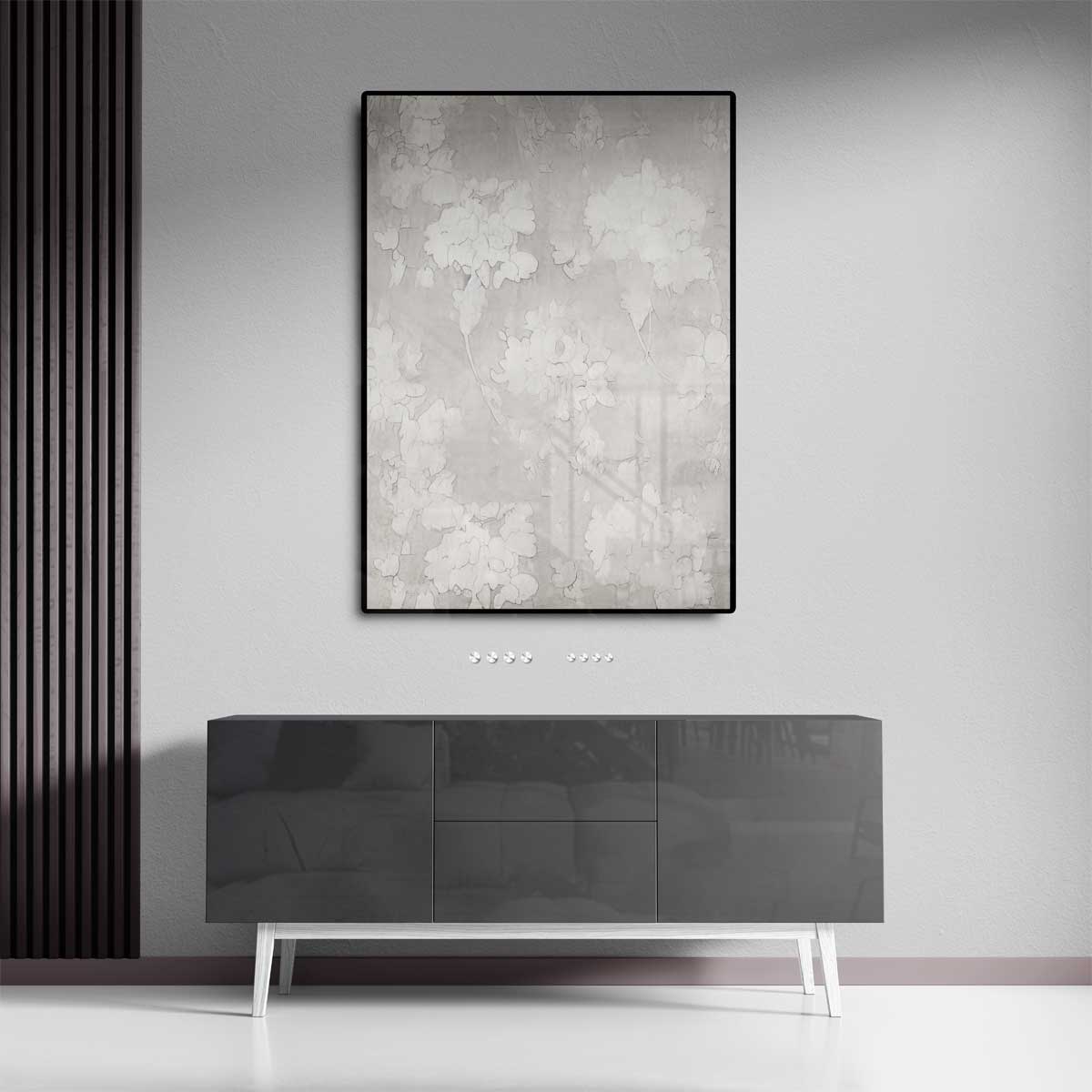 Sereen Bloemenveld Kunstwerk-canvas-dibond-plexiglas-wanddecoratie-WallArtistic