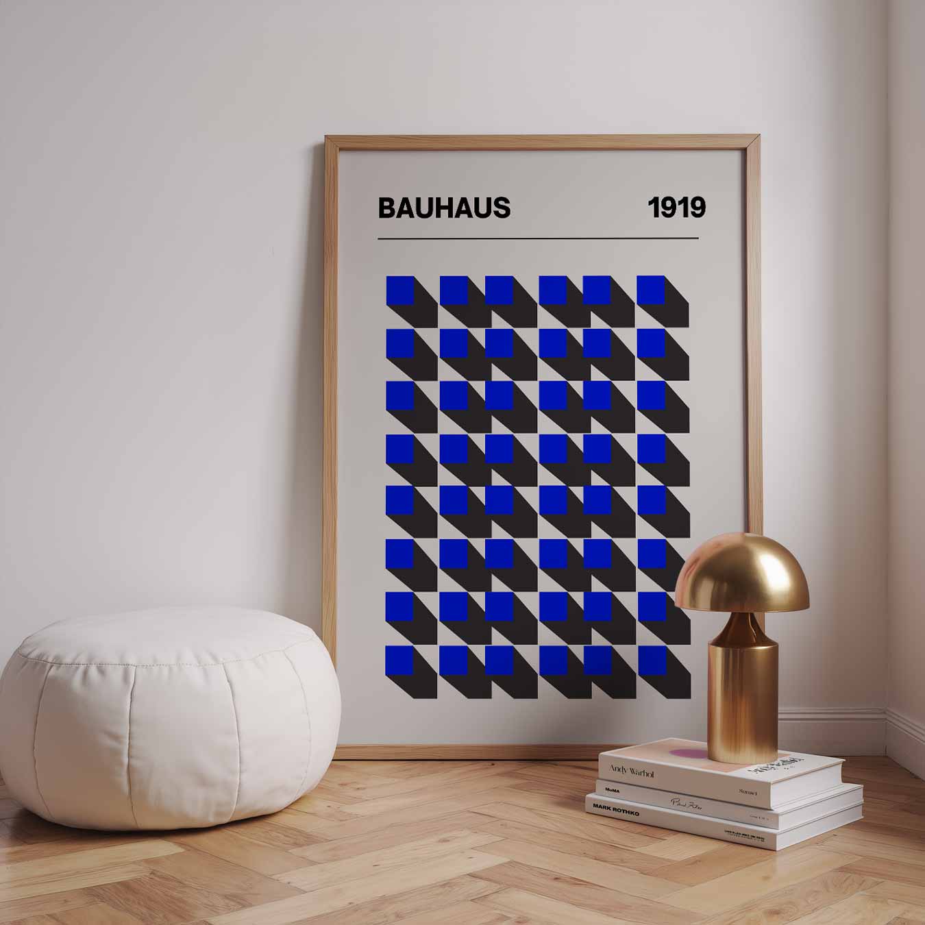 Bauhaus Retro Wanddecoratie Poster-WallArtistic