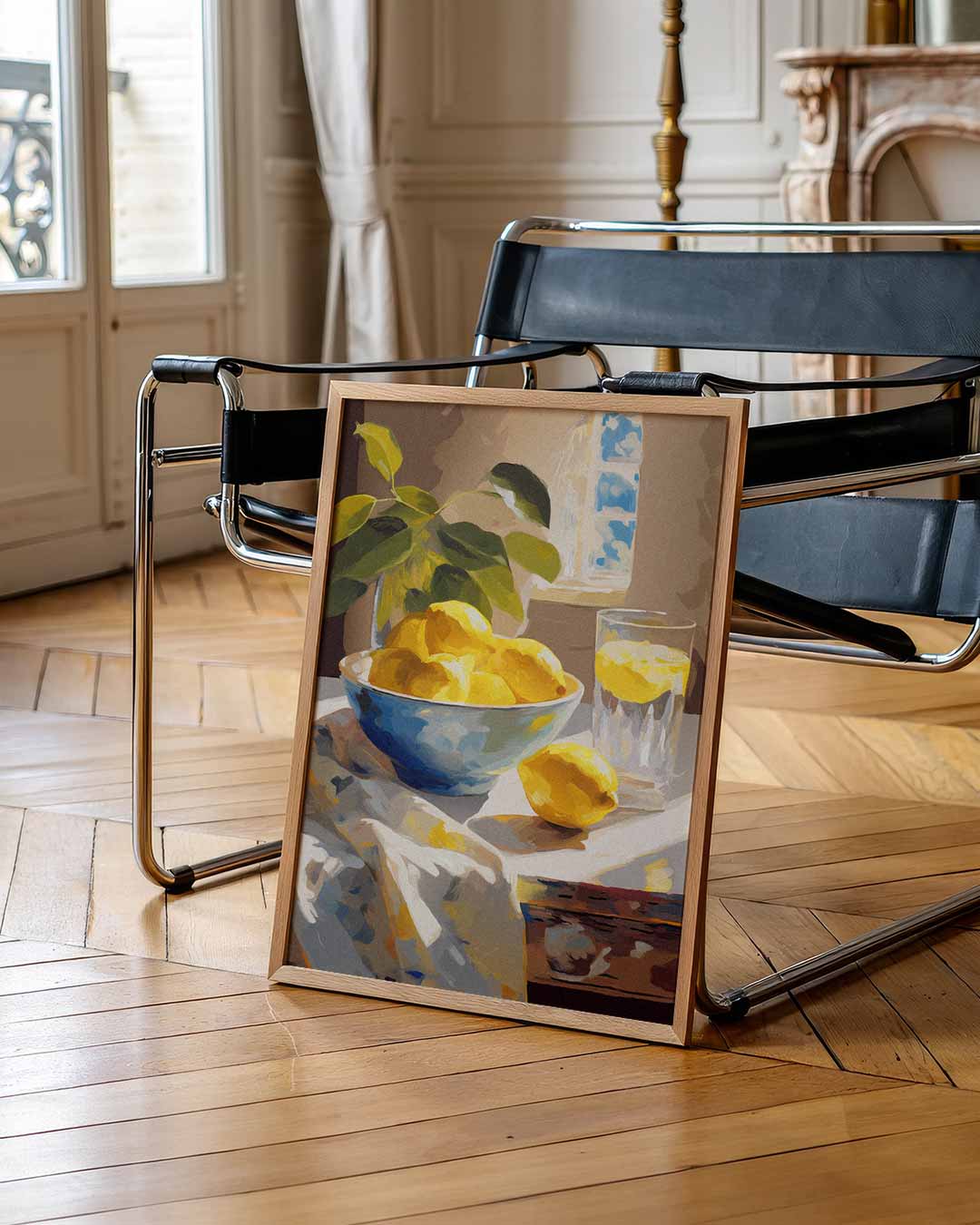 Zonovergoten Citroenen Poster-WallArtistic