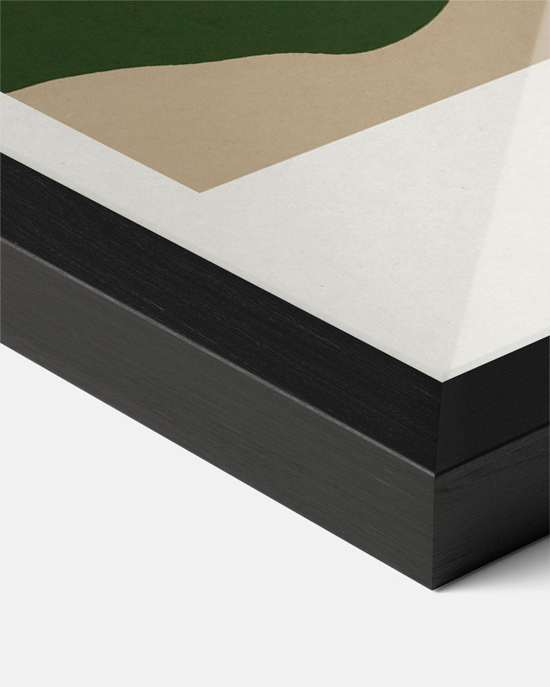 Abstracte Aardetinten Poster-WallArtistic