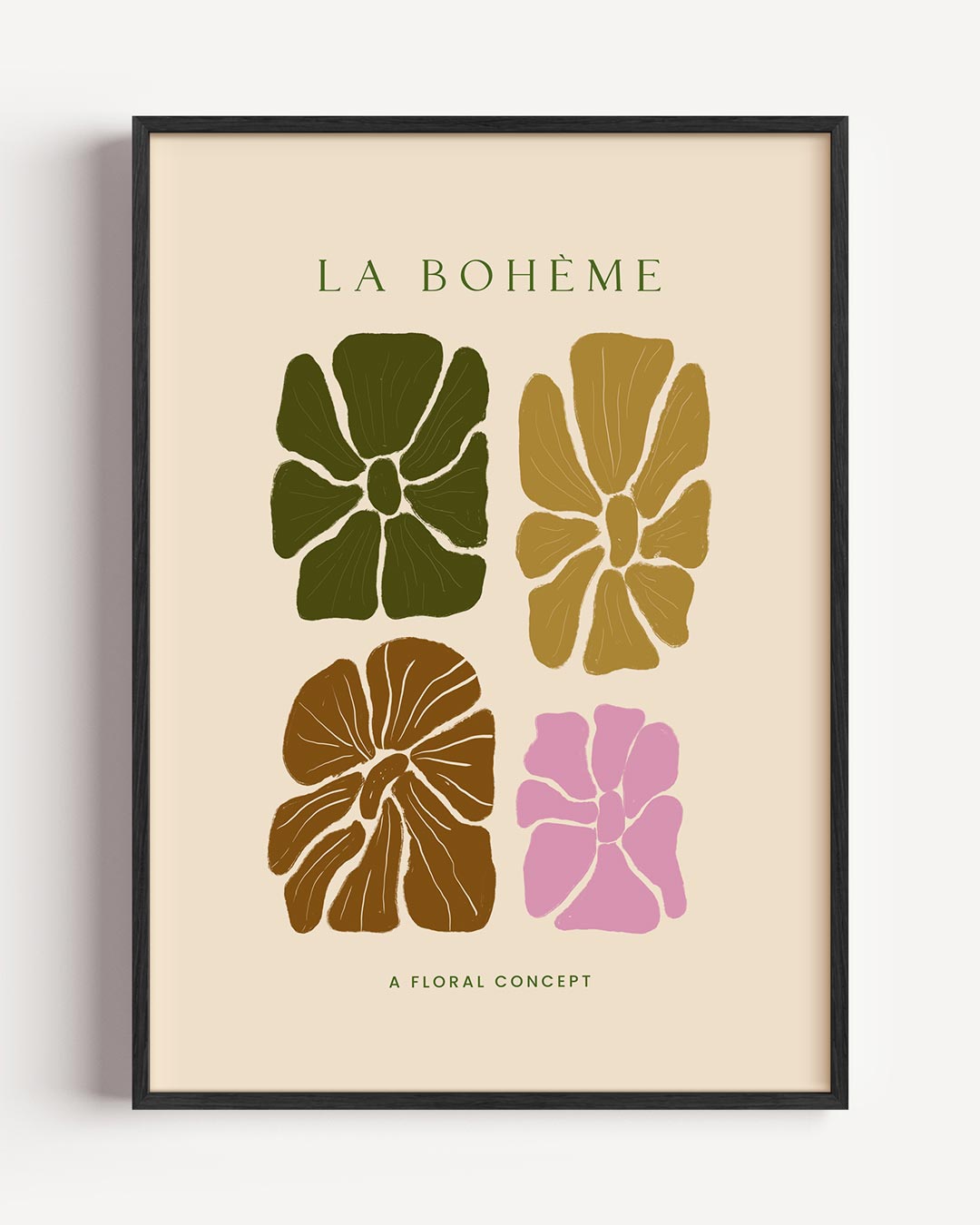 La Bohème Bloemenposter-WallArtistic
