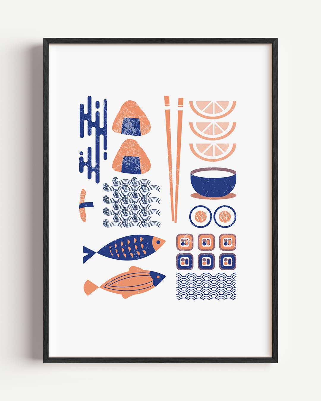 Japanse Eetervaring Poster-WallArtistic