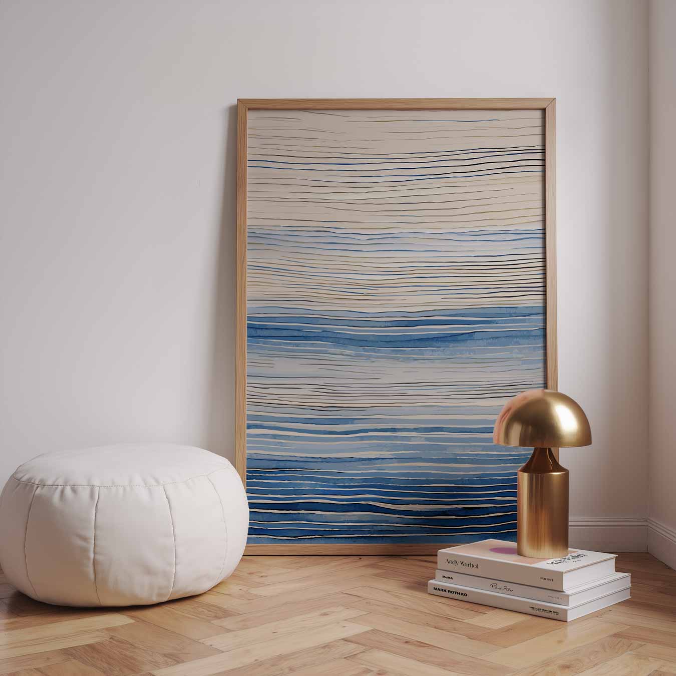Rustgevende Zeehorizon Poster