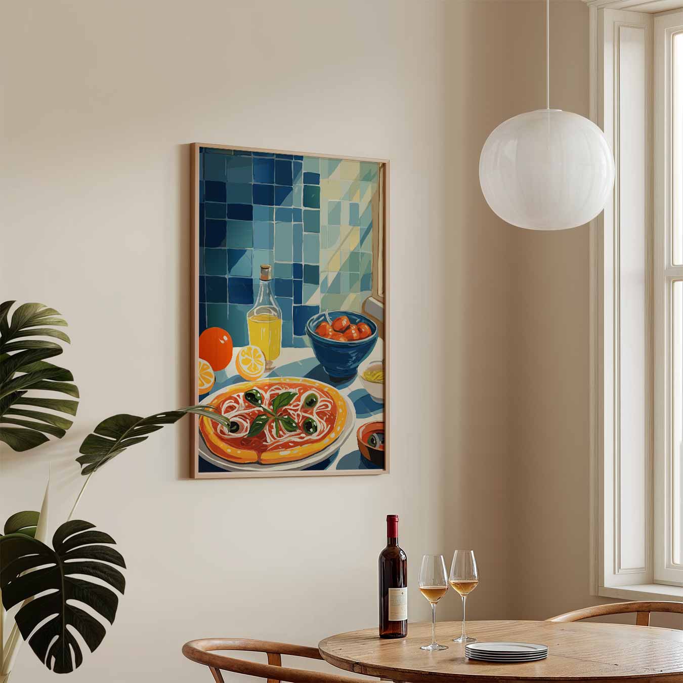 Mediterrane Keuken Poster-WallArtistic