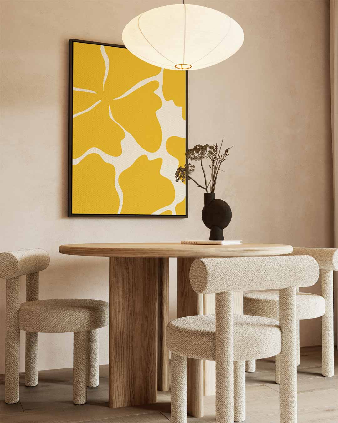 Zonnige Bloemenpracht Kunstwerk-canvas-dibond-plexiglas-wanddecoratie-WallArtistic