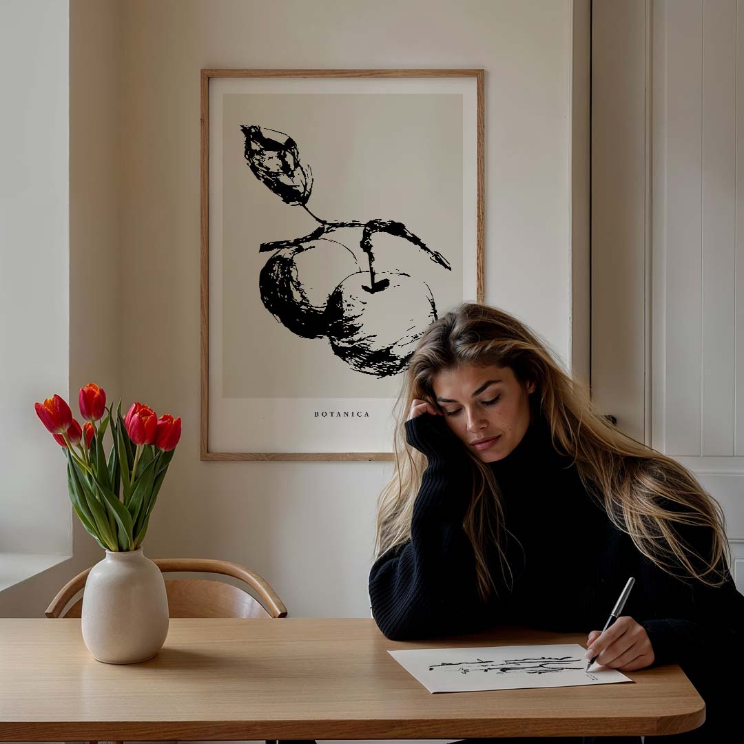 Botanische Fruit Illustratie Poster-WallArtistic