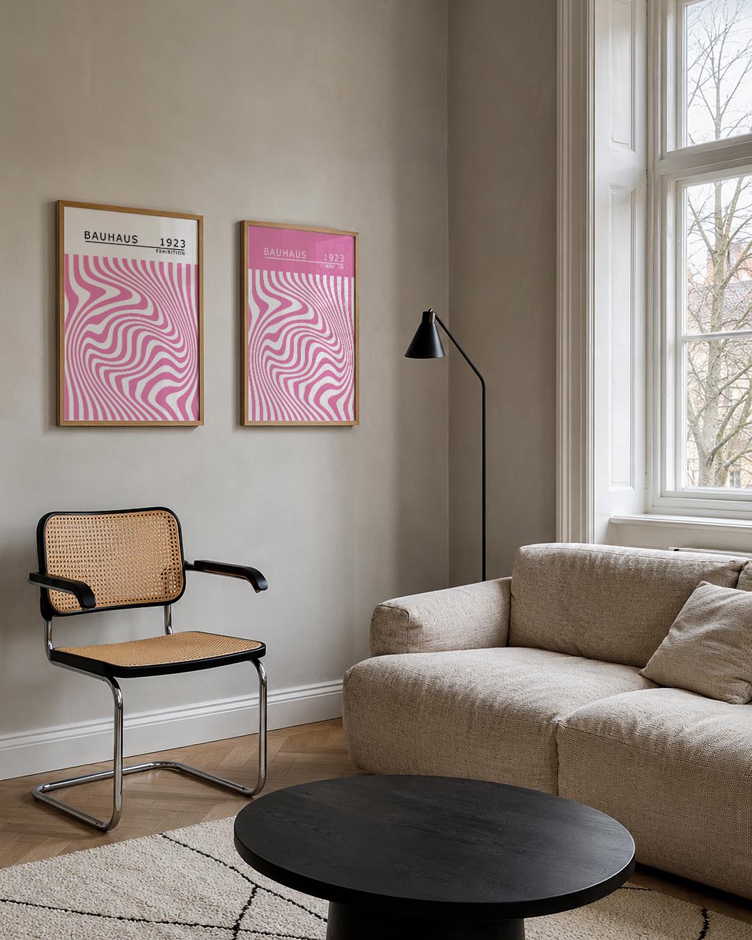 Golvende lijnen Posterset